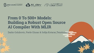 From 0 To 500+ Models: Building a Robust Open Sour... Darko Golubovic, Pavle Glusac & Sofija Kotarac