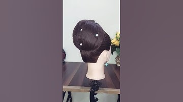 High bun hairstyle #hair #shorts #youtubeshorts #shortsfeed #ytshorts #viral #reels #video