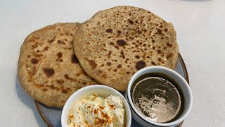 Aaloo ka paratha recipe- eggless vegetarian recipe- potato stuffed paratha-potato spicy flatbread