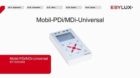 Functionality & Control: Mobil-PDi/MDi-Universal