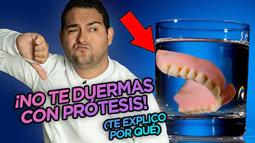 ¿Se puede dormir con dentadura postiza?