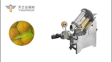 Fully Automatic Mesh Bag Clipping Machine | Net Clipping Machine with Lable | Toupack