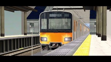 TRAINZ SIMULATOR ANDROID - EMU Train Tobu 50070 Series Through Service at Tokyu Denentoshi Line