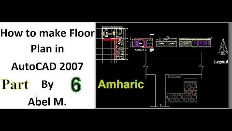 Part 6 Modelling Section View In AutoCad By Abel M