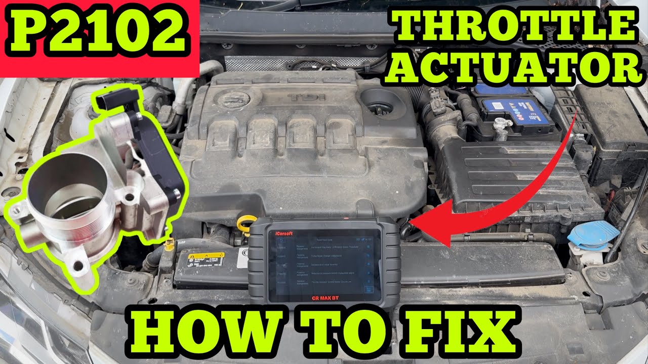Audi Seat Skoda Volkswagen P210200 Throttle Actuator Control Motor Circuit Low - LOCATION - Guide