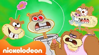 Губка Боб | 30минутная подборка самых странных моментов с Сэнди! | Nickelodeon (Россия)