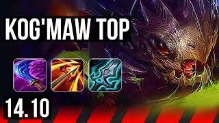 KOG'MAW vs GAREN (TOP) | 7 solo kills | NA Diamond | 14.10