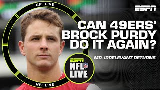 49ers expect Brock Purdy to be THE GUY ... but can he do it again? | NFL Live