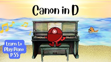 Notes by Charlotte - Free Piano Lessons - Level 1 - Lesson 24 - Canon in D