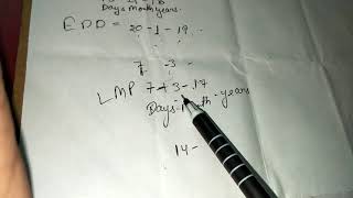 LMP se EDD nikalne ka es aasan method ho to btao