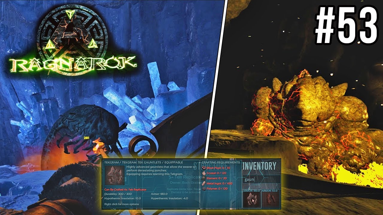 MINI BOSSES VOOR ARTIFACTS & TEK GAUNTLETS?! - ARK Ragnarok #53 - YouTube