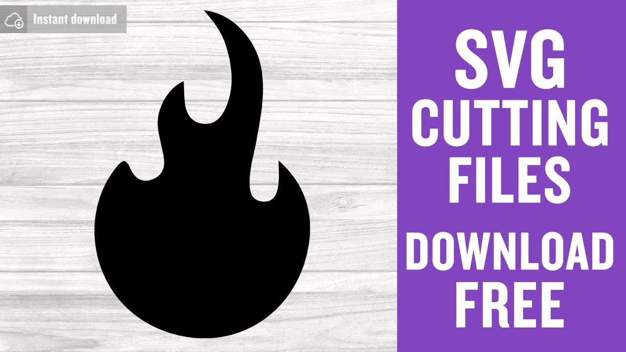 Download Fire Svg Free Flame Svg Free Vector Files Instant Download Silhouette Cameo Shirt Design Campfire Svg Cutting Files Png Dxf 0726 Freesvgplanet SVG Cut Files