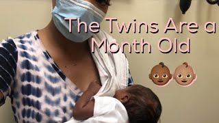 The Twins Are A Month Old + I’m Concerned | Jasmine Marie