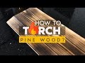 How to Torch Pine Wood into Blazing Char Shades - Woodworking with Pine