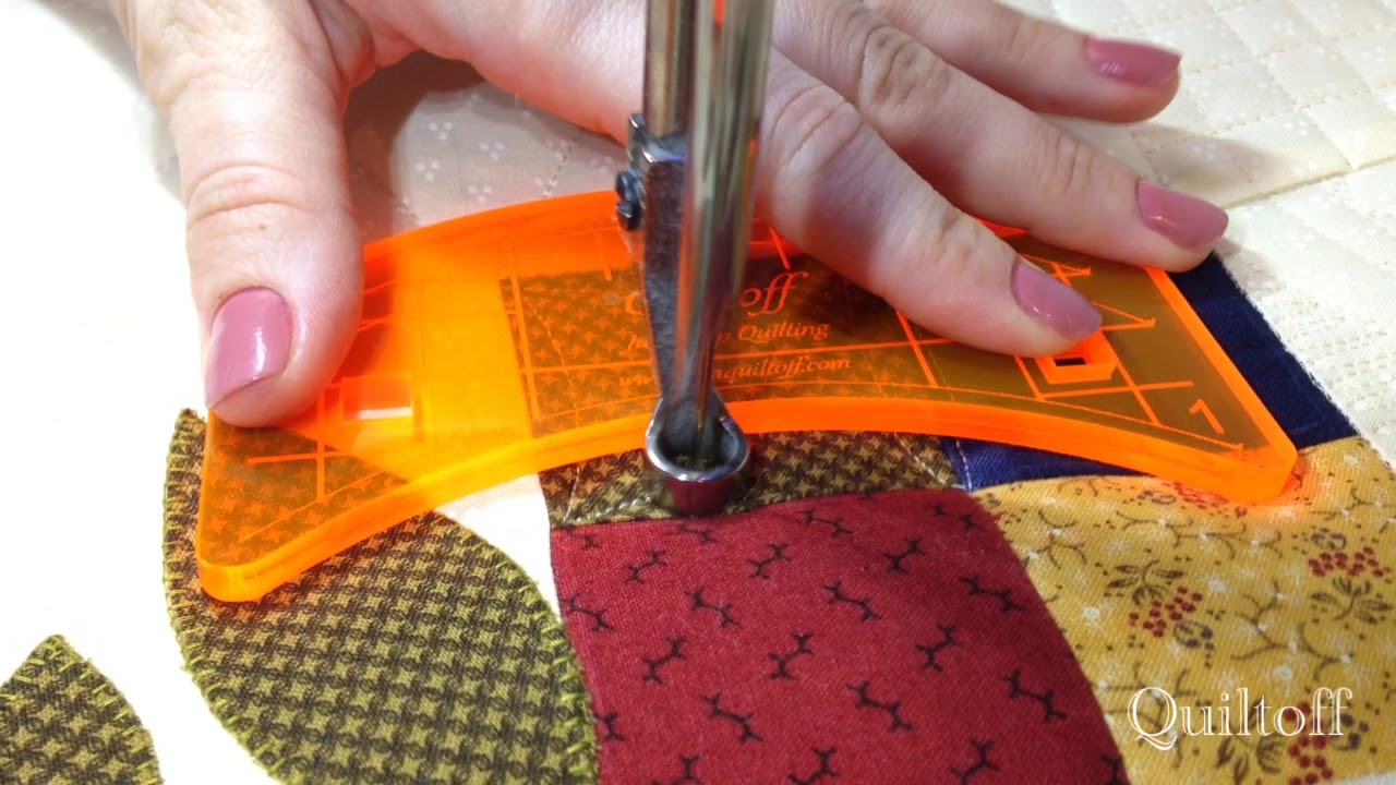 Quilting orange peel design with Curve 1 YouTube