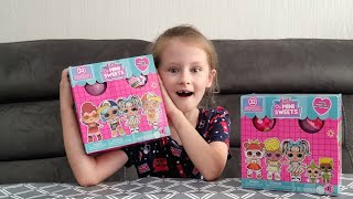 LOL Surprise Mini Sweets collection unboxing Candy Brand Dolls Full close ups