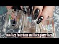 Simply Peel off base coat, and Thick Glossy Taco review