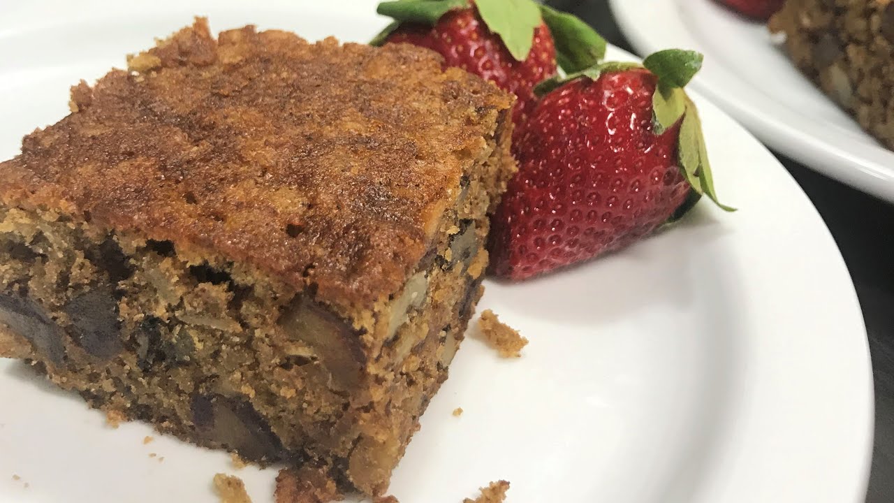 Oatmeal Date and Walnut Cake YouTube