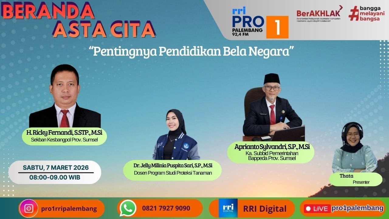 BERANDA ASTA CITA - RRI PALEMBANG, 07 MARET 2026