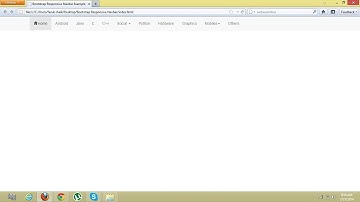 Bootstrap Responsive Navbar