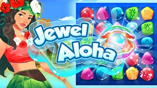 Jewel Aloha- Ocean Match 3 Puzzle Mobile Game | Gameplay Android screenshot 4