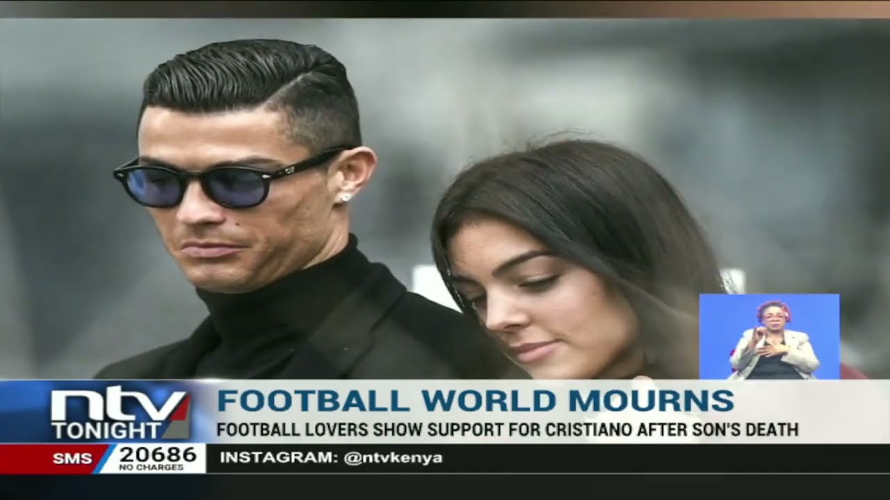 Football players and fans rally around Christiano Ronaldo following death of his son