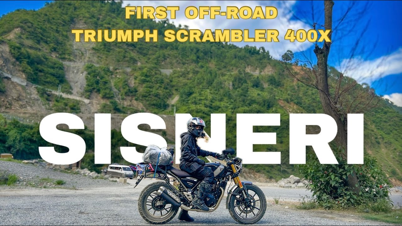 First Long Ride on My Scrambler 400X 🏍️ | Off-Road Test & Present Condition of Sisneri Bazaar