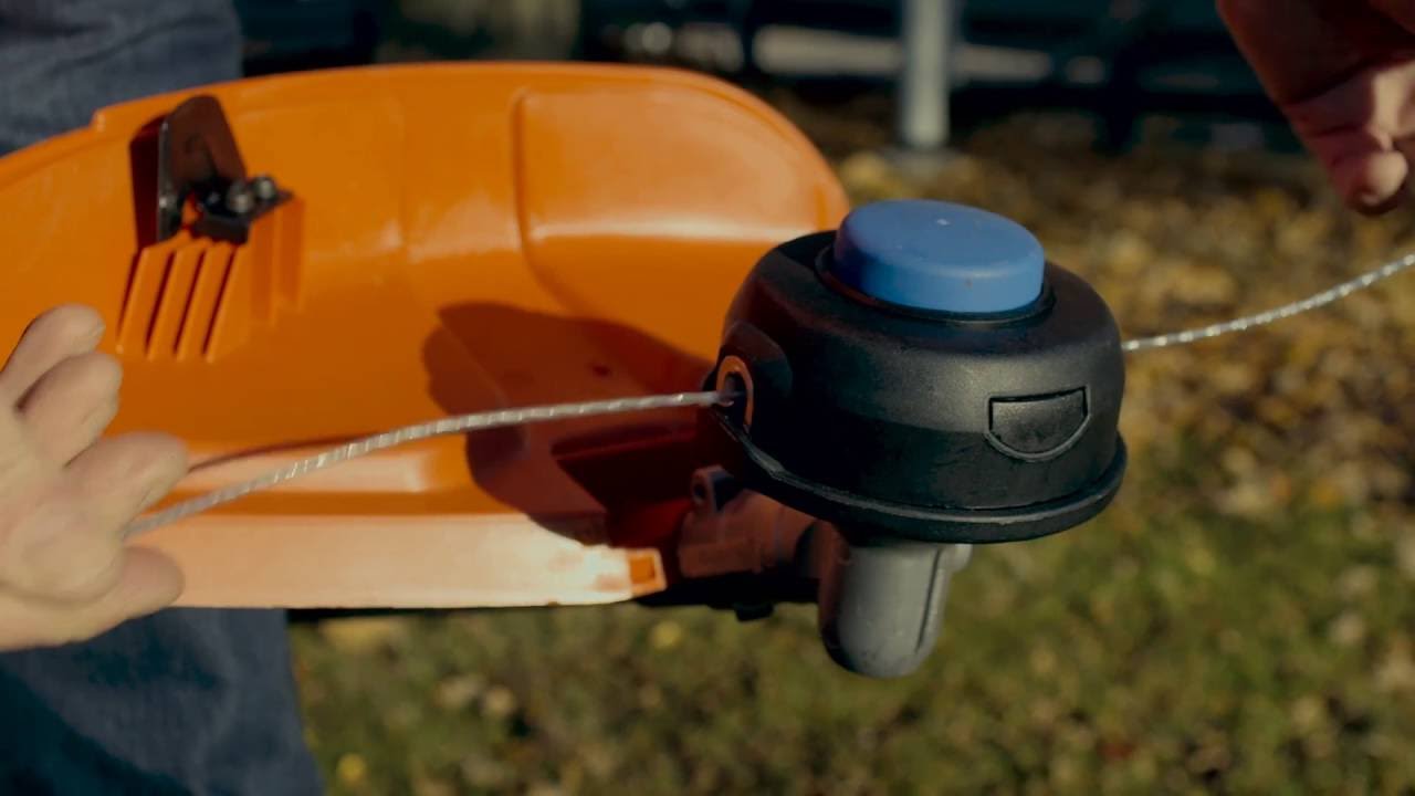 #tutorial Como recarregar o fio de nylon do aparador de relva