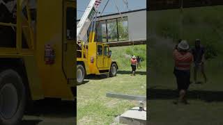 Precision Installation for Modular Homes #modularhomes #homeconstruction #fastbuild