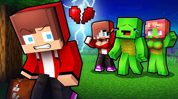 Why Did JJ Leave Mikey And Girls? - Minecraft Maizen Animations