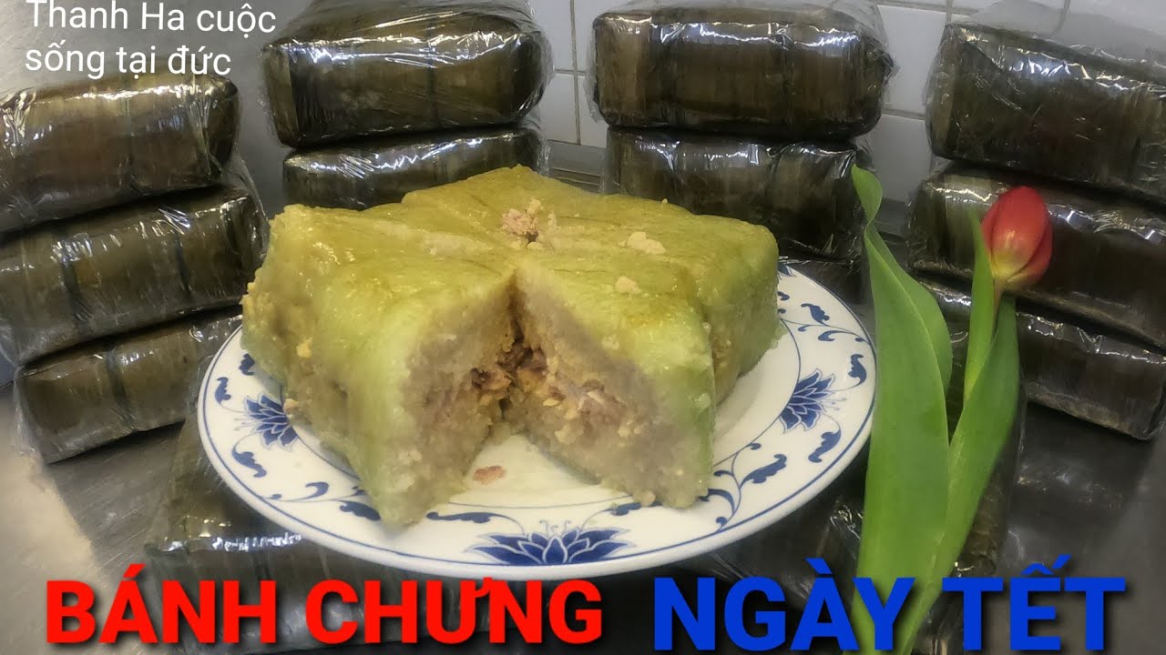 Cách gói Bánh Chưng bằng Lá Chuối với khuôn tự làm thật đơn giản.