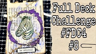 #fdc4 Week 8 - Mixed Media Artist Trading Card -  Full Deck Challenge