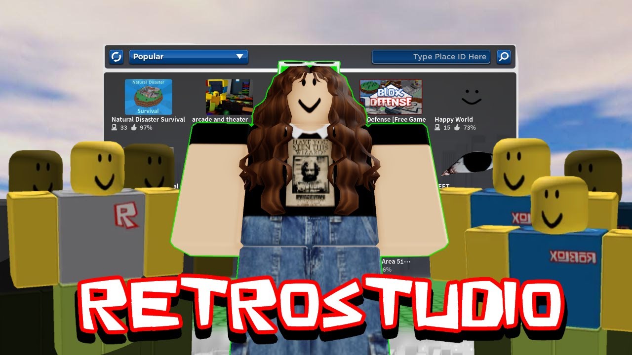 Revisitando Clássicos Antigos do ROBLOX!! - Retrostudio // Retroblox 