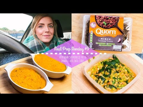 meal-prep-monday-#8-|-new-vegetarian-recipes-|-'shepherdless'-pie-and-spinach-&-red-lentil-curry