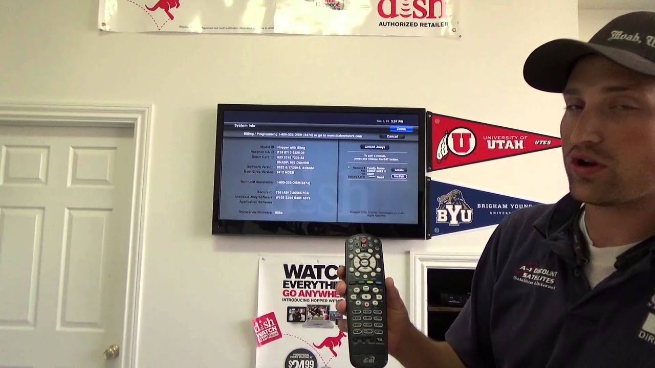 How to manually program 40.0 DISH Hopper and Joey Remote? - YouTube