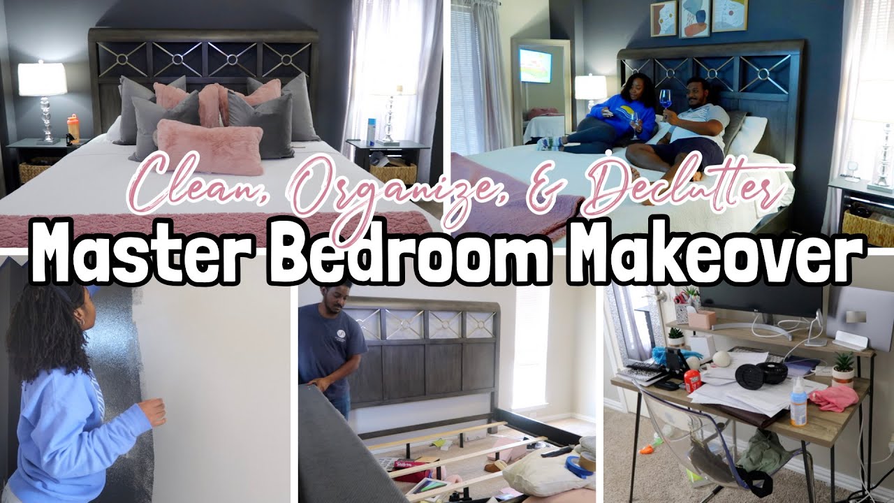 DIY MASTER BEDROOM MAKEOVER ON A BUDGET | Decorating Ideas | Budget ...