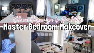 DIY MASTER BEDROOM MAKEOVER ON A BUDGET | Decorating Ideas | Budget Bedroom DIY | Clean and Organize
