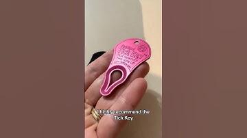 Review on the Tick Key! Super easy to use!🙌🏻 #tick #ticktock #tickremoval #tickkey #reviews