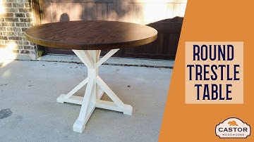 Round Trestle Table Build | Highlights
