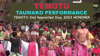 Taumako Dancers, Entertainment Performance on the Temotu 2nd Appointed day. 2023