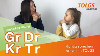 Logopädie Übung Für Kinder Lautbildung Gr Dr Kr Tr