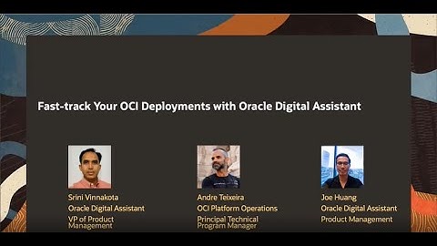 Fast Track your OCI Deployments with Oracle Digital Assistant