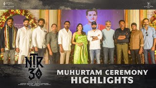  Muhurtam Ceremony Highlights Ntr Koratala Siva Janhvi Kapoor Anirudh Kalyan Ram