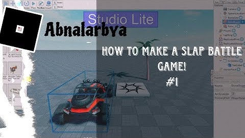 How to make Slap Battles game #1 in studio lite Gloves ability!