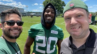 We went to an exclusive VIP New York Jets OTA Practice- A Day In The Life