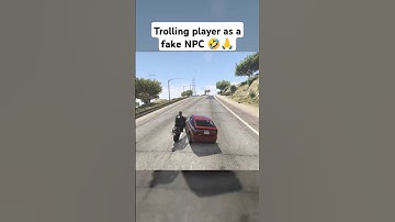Trolling player as a fake NPC 🤣🙏 #gtaviral #gtaonline #gta5online #gtacars #gta5 #gta