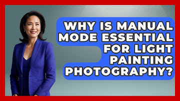 Why Is Manual Mode Essential For Light Painting Photography? - Image Review Studio