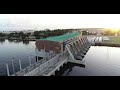 Aerial View of the 17th St Permanent Canal Closure and Pump Station (PCCP)