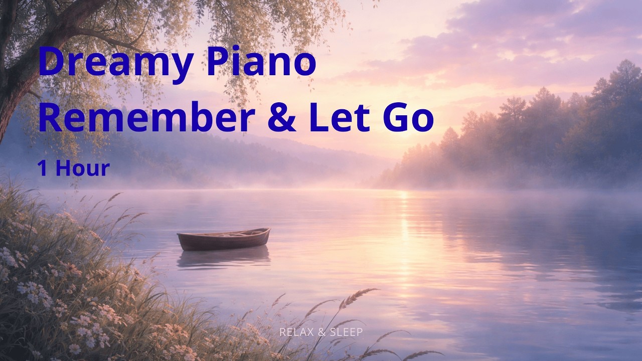Dreamy Emotional Piano ✦ Soft Background Music for Remembering & Letting Go ✦ 1 Hour