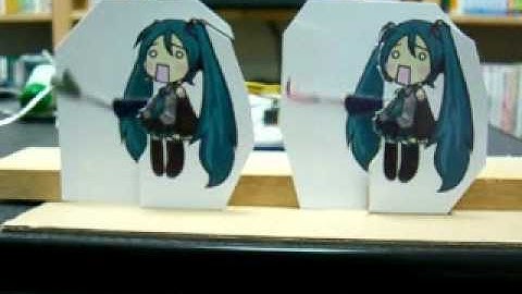 Arduino実験室　15-2　初音ミクにネギとバールを振らせてみた